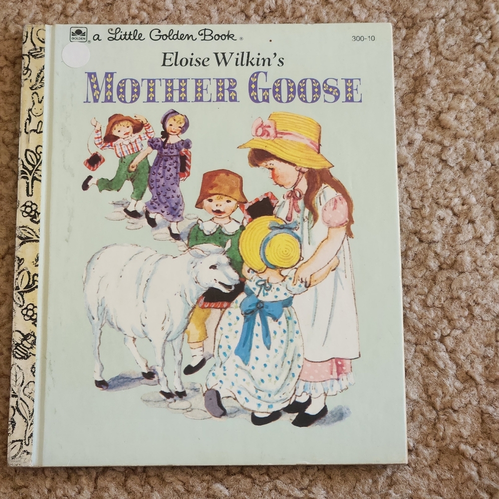 Little Golden Books Vintage Eloise Wilkin's Mother Gooset